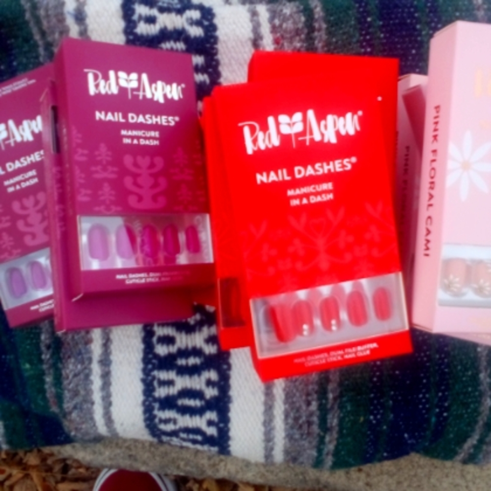 10 kits,Red Aspen Nail Dashes only purple,red,and pink